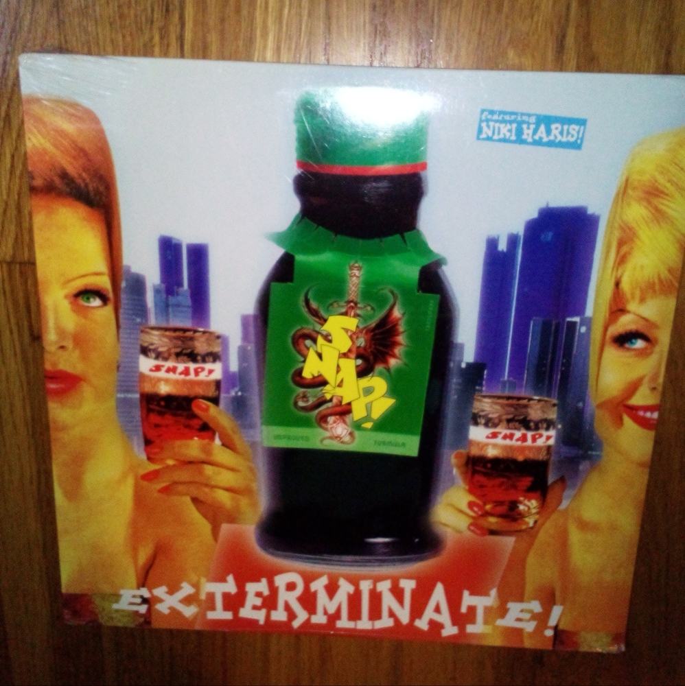 Snap 12" Vinyl Exterminate 1993 Single Featuring Niki Haris Sealed